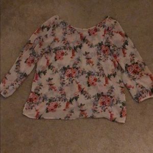 Floral Sheer Love Culture Shirt